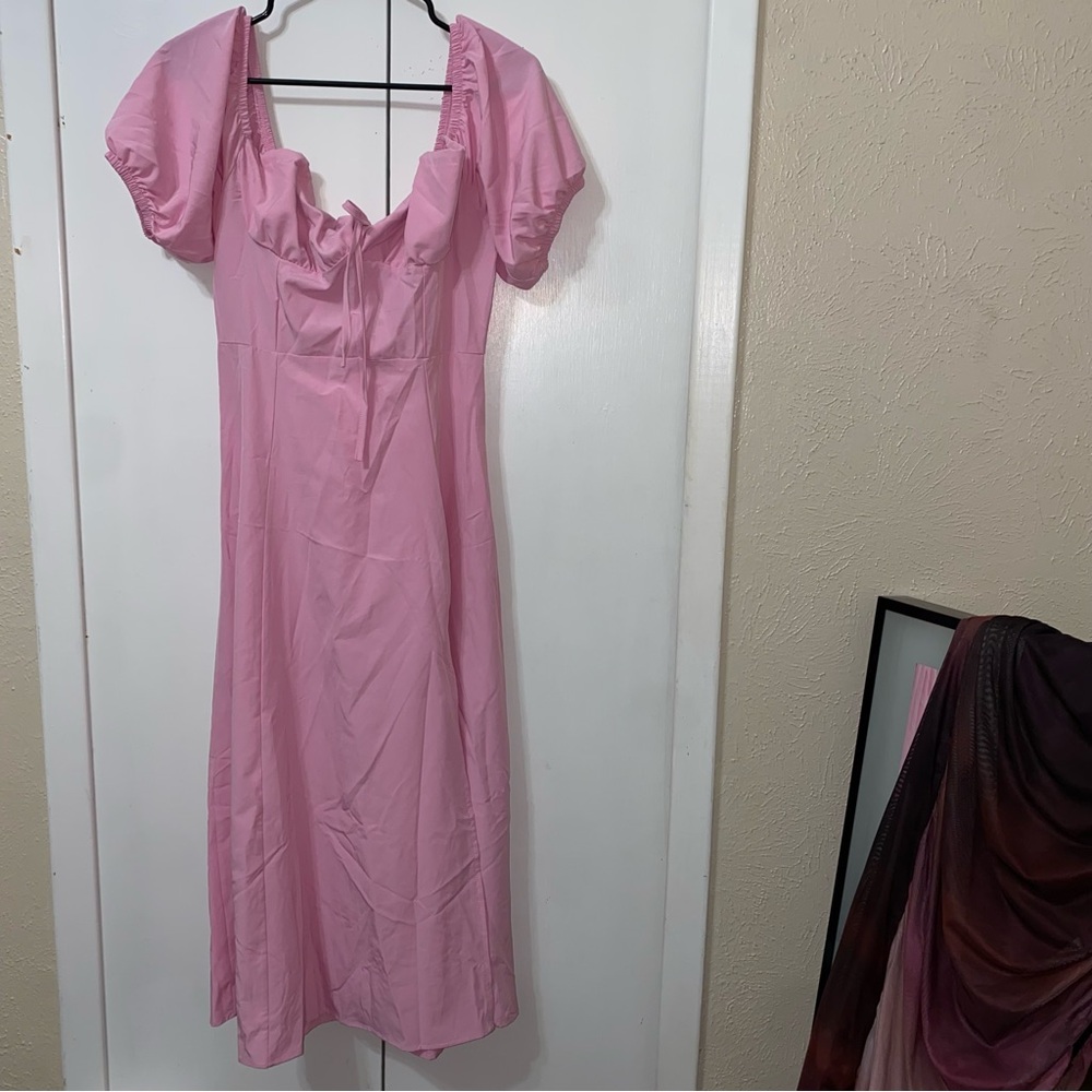 Elegant Pink Women's Dress